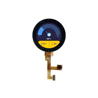 Good price 1.28 inch full viewing angle with CTP Industrial Round display module online